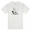 Tシャツ DESENHISTA(TM) デゼニスタ ホワイト 大人 デザイン ユニセックス メンズ レディース 半袖 ゆったり ホラー スプラッター サイコ カジュアル トップス かわいい