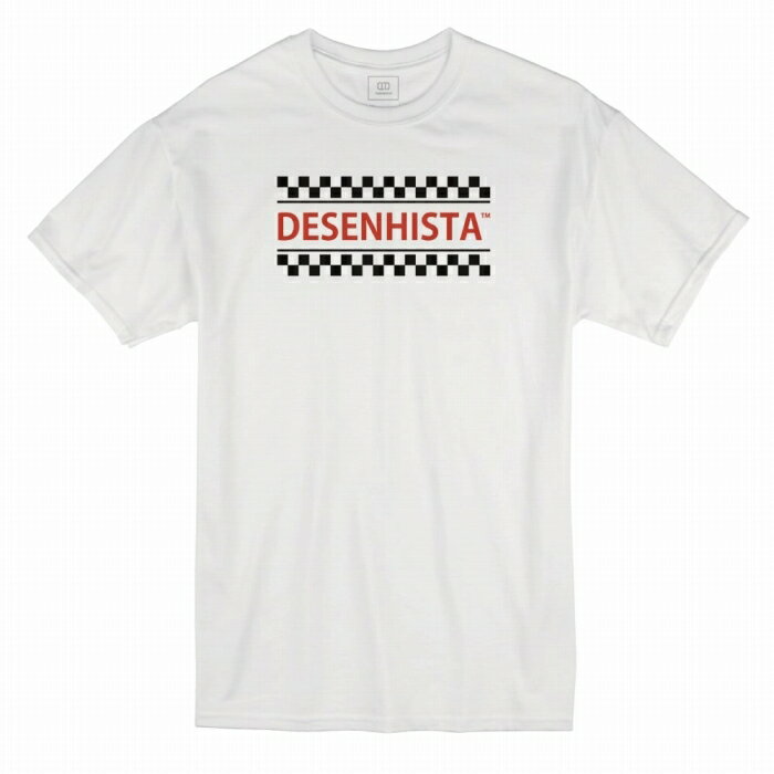 楽天woodgreen スマホケースの町Tシャツ DESENHISTA™ デゼニスタ ホワイト 大人 デザイン ユニセックス メンズ レディース 半袖 ゆったり 原宿 スケーター ストリート ダンス ブロック ストリート