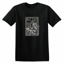 Tシャツ DESENHISTA™ デゼニスタ ブラック 大人 デザイン ユニセックス メンズ レディース 半袖 ゆったり ストリート アメコミ ホラー モンスター サイコ ハロウィン