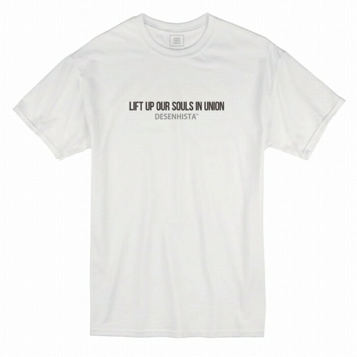 Tシャツ DESENHISTA(TM) デゼニスタ ホワイト 大人 デザイン ユニセックス メンズ レディース 半袖 ゆったり カジュアル シンプル メッセージ ギフト gift プチプラ ストリート