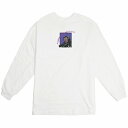 ロングTシャツ DESENHISTA デゼニスタ ホワイト 大人 デザイン ユニセックス メンズ レディース 長袖 ゆったり ストリート アメコミ ホラー モンスター グロ ハロウィン(4)