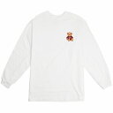 ロングTシャツ DESENHISTA デゼニスタ ホワイト 大人 デザイン ユニセックス メンズ レディース 長袖 ゆったり カジュアル かわいい クマ ベア シンプル プレゼント ギフト(4)