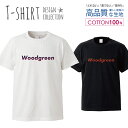 ロゴ文字シンプルwoodgreen原色デザイン韓国おしゃれ かわいい デザイン Tシャツ メンズ サイズ S M L LL XL 半袖 綿 100 透けない 長持ち プリント コットン ゆったり 白Tシャツ 黒 ホワイト ブラック