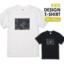 Tシャツ キッズ かわいい サイズ 100 110 120 130 140 150 半袖 綿 100% 透けない 長持ち プリントtシャツ コットン 5.6オンス ハイクオリティー 白Tシャツ 黒Tシャツ ホワイト ブラック(4)