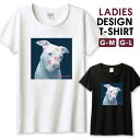 Tシャツ レディース ガールズ 犬 いぬ モテ キスマーク おもしろ アニマル オシャレ サイズ M L 半袖 綿 100% よれない 透けない 長持ち プリントtシャツ コットン 人気 レディースサイズ 女性 白Tシャツ 黒Tシャツ ホワイト ブラック(4)