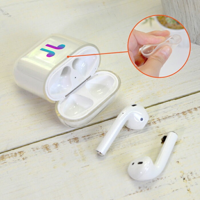 AirPodsケース イヤホンケース アップル 高品質 クリアケース 保護カバー エアーポッズ エアポッズ用 AirPods（第一世代 第二世代）用 シンプル ワンポイント セットしたまま充電可能 シンプル ワンポイント デザイン　北欧 花 フラワー 2