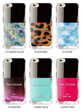 スマホケース 全機種対応 送料無料 iPhone7 iPhone6s クリア ケース ネイルカラー nail colour ネイルケース SMA COLOUR iPhone 7 plus ヒョウ柄 宇宙柄 花柄 アイフォン7 Xperia X Z5 SO-04H SO-01H Galaxy S7 edge SC-02H SH-04H SH-02H F-03H ディズニー モバイル DM-02H