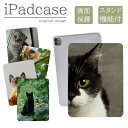 iPad 第9世代 第10世代 ケース 第8世代 カバー 第7世代 アイパッド mini air pro 10.2 10.5 猫 ねこ 写真 黒猫 可愛い キッズ 子供 iPad第6世代 カバー アイパッドカバー 手帳型 送料無料 メール便