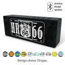 Bluetooth ワイヤレス スピーカー speaker ブルートゥース デザイン ポータブル スピーカー マルチ プリント ナンバープレート アメリカン ルート66 タマナンバー 自動車 標識(2)