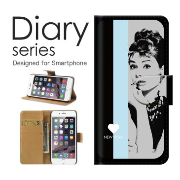 送料無料 手帳型 ケース GALAXY S6 edge 404SC softbank ギャラクシー ソフトバンク NEW YORK 女の人 ストライプカラフル オシャレ お洒落北欧 個性的 デザイナーピンク ベージュ 黒 女性アート アート柄 デザイン
