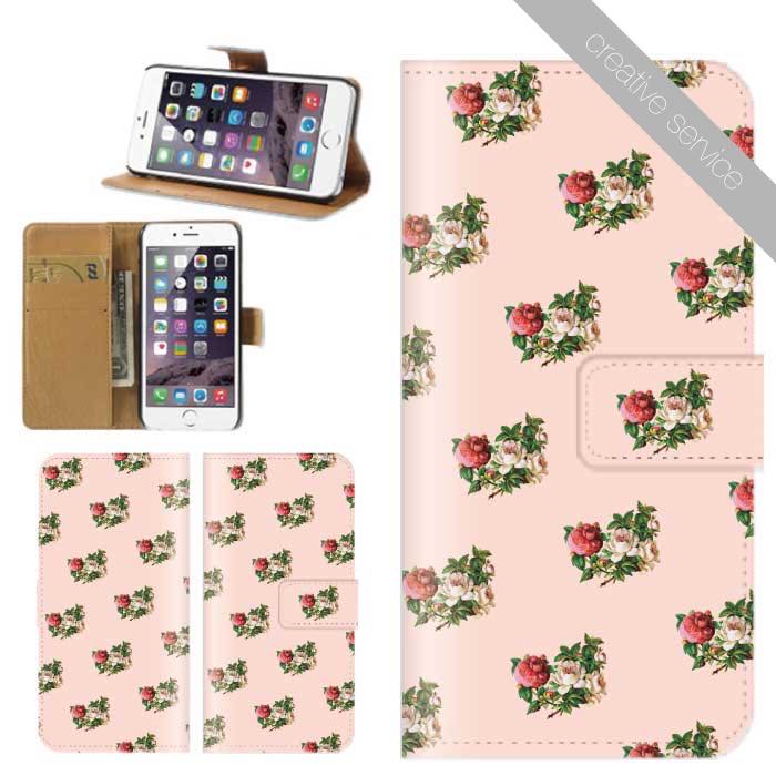 スマホケース 手帳型 全機種対応 iPhone17 iPhone16 ケース iphone15 creativeservice フルーツ ココナッツ ハワイアン ハワイ 楽園 スイーツ 総柄 フラワー 花柄 バラ 薔薇 Xperia AQUOS arrows Galaxy Google Pixel OPPO グーグル 携帯カバー