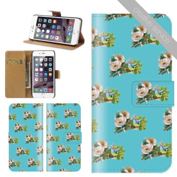 スマホケース 手帳型 全機種対応 iPhone17 iPhone16 ケース iphone15 creativeservice 文鳥 小鳥 インコ フルーツ ココナッツ ハワイアン ハワイ 楽園 スイーツ 総柄 フラワー 花柄 Xperia AQUOS arrows Galaxy Google Pixel OPPO グーグル 携帯カバー