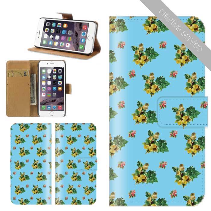 スマホケース 手帳型 全機種対応 iPhone17 iPhone16 ケース iphone15 creativeservice フルーツ ココナッツ ハワイアン ハワイ 楽園 スイーツ 総柄 フラワー 花柄 バラ 薔薇 Xperia AQUOS arrows Galaxy Google Pixel OPPO グーグル 携帯カバー