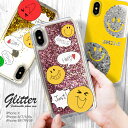 グリッターケース iPhone13 12 11 X/XS Max iPhoneSE(第3世代) 対応 スマートフォンケース 動く ラメ ケース スマイル スマイ...