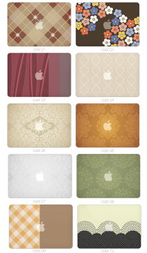【 MacBook Pro & Air 】【メール便不可】 デザイン シェルカバー シェルケース macbook pro 16 15 13 ケース air 11 13 retina display マックブック アート デザイン フラワー 花柄 ヤシの実 ペイズリー ドット柄 水玉 チェック