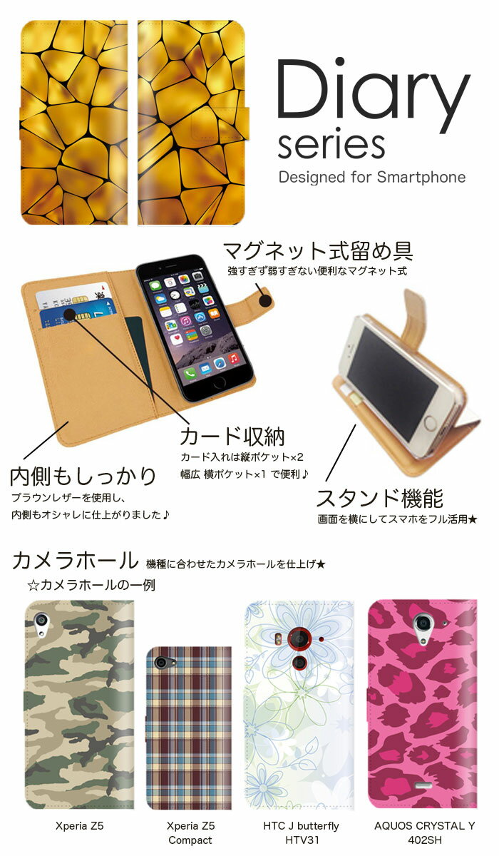 iPhone5/5s 手帳 ケース 手帳型ケース 手帳型カバー オススメ アイフォン5エス スマホケース レザー Apple シンプル アート 柄 レッド 赤 イエロー フラワー デザイン 花柄 パターン 総柄 イラスト (S)