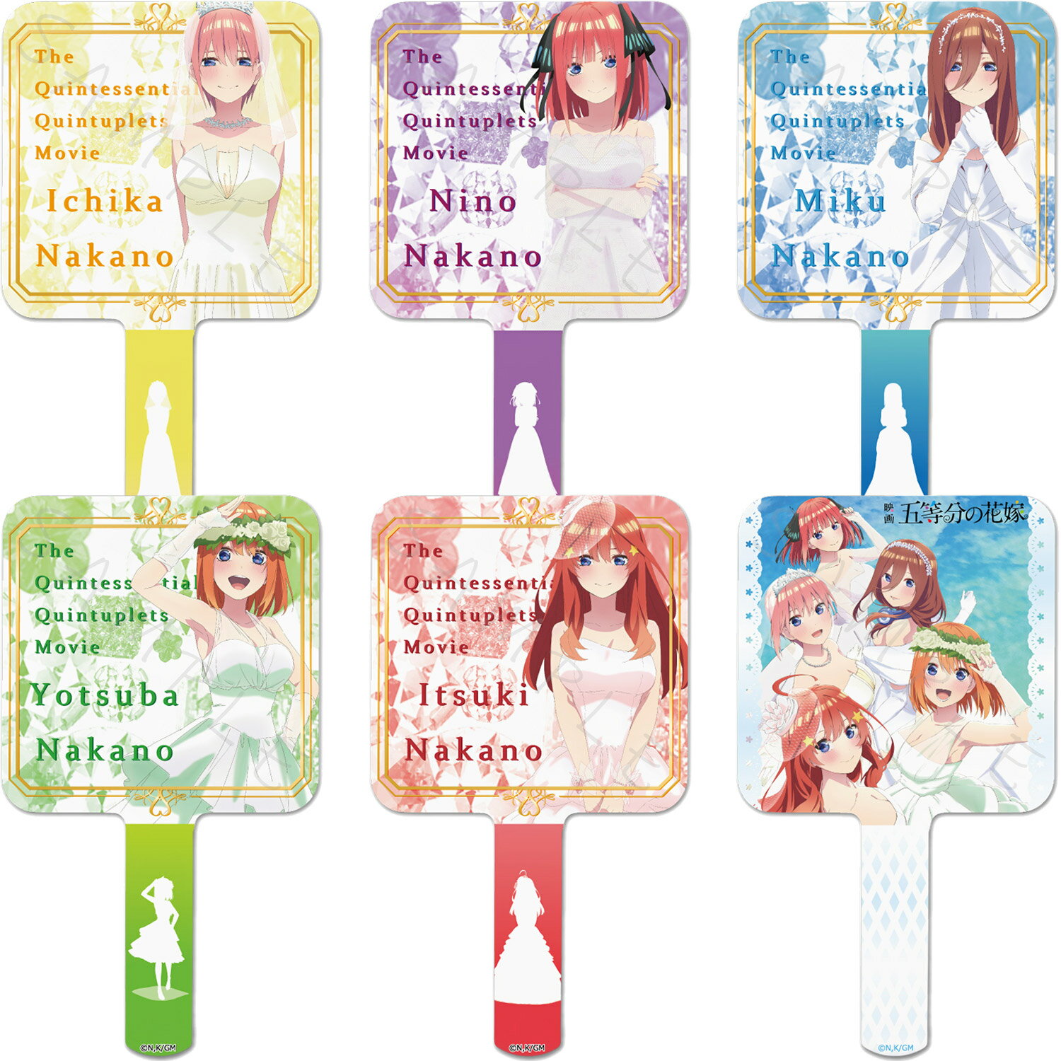 『五等分の花嫁』 第2弾 手持ちミラー ZA(一花) ZB(二乃) ZC(三玖) ZD(四葉) ZE(五月) ZF(集合) 公認グッズ キャラクターグッズ 手鏡 ミラー 推し活 (公式 正規ライセンス取得) 公認グッズ