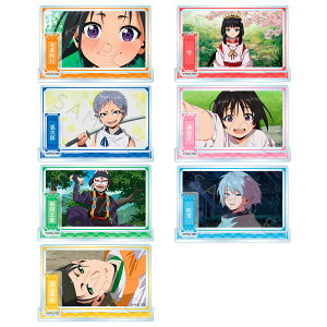 TVアニメ「逃げ上手の若君」 アクリルスタンド A(北条時行) B(雫) C(弧次郎) D(亜也子) E(風間玄蕃) F(吹雪) G(諏訪頼重) キャラクターグッズ アクスタ 推し活 (公式 正規ライセンス取得) 公認グッズ