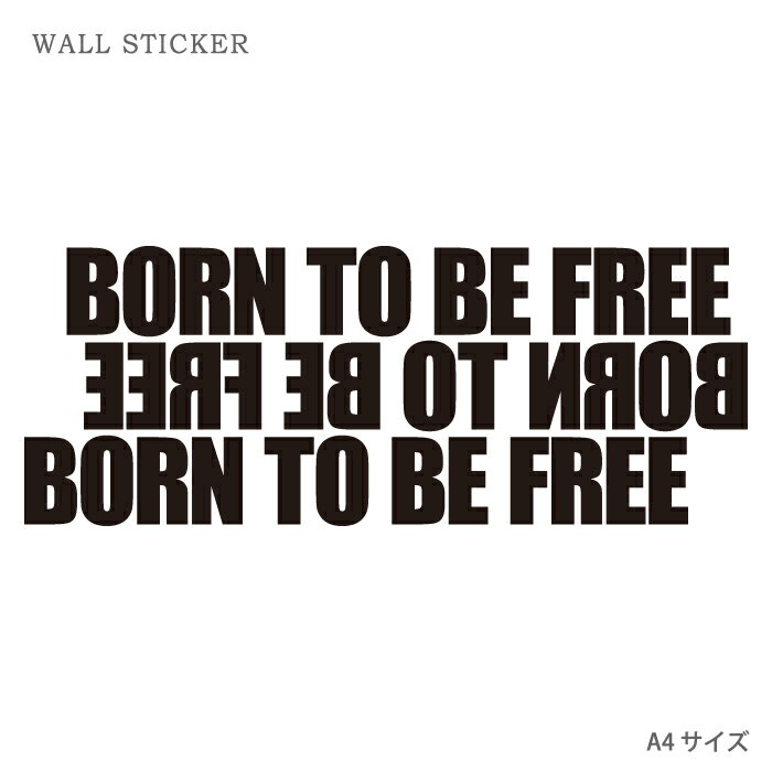 륹ƥå ꥸʥ ڡѡ ꥢ  ƥå  ѡƥ DIY A4  ̵ BORN TO BE FREE ͳ  ƥ ʸ