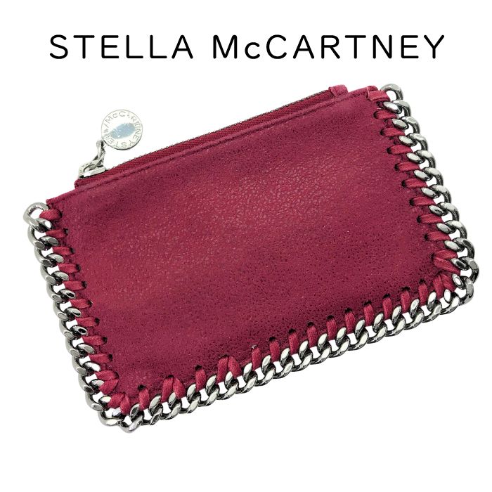 【中古】STELLA McCARTNEY ステラマッカートニー コインケース【ほぼ新品】カードケース チェーン フェ..