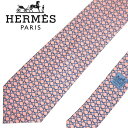 【中古】HERMES エルメス ネクタイ【ほぼ新品】9cm ライトピンク シルク ブランド r-he-t-e10362951
