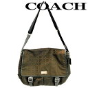 【中古】COACH コーチ ショルダーバッグ【ほぼ新品】ミニシグネチャー キャンバス クロスボディ 斜め掛け メンズ レディース ブランド r-co-b-p250601-03