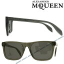 Alexander McQueen サングラス 【在庫処分特価】UVカット アレキサンダーマックイーン ブラック メンズ&レディース AMQ-0112S-001 ブランド