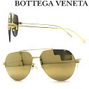 BOTTEGA VENETA サングラス ボッテガヴェネタ メンズ&レディース ゴールドミラー BTV-1046S-003 ブランド(4)