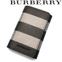 バーバリー BURBERRY キーケース レザー 6Pダークブラウンチェック柄×ブラックチェック柄 8052799-DARKBIRCHBROWN