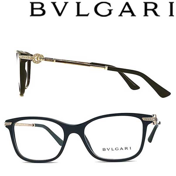 BVLGARI メガネフレーム ブルガリ メンズ レディース ブラック 眼鏡 0BV-4173B-501 ブランド
