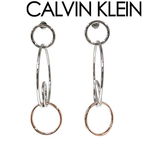 CALVIN KLEIN ピアス カルバンクライン レディース シルバー×ピンクゴールド KJ9PPE200100 ブランド