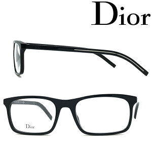 DIOR HOMME メガネフレーム ディオールオム メンズ ブラック 眼鏡 CRD-BLACK-TIE-235-807 ブランド