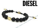 DIESEL ブレスレット ディーゼル 【在庫処分価格】メンズ&レディース ブラック ブレスレット DX1069710 ブランド