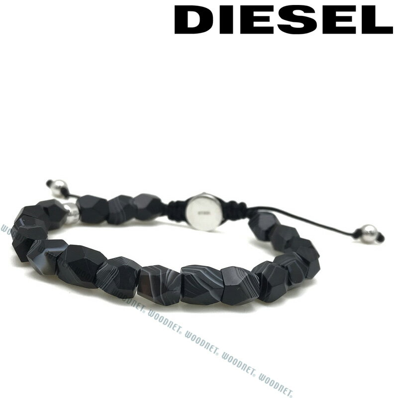 ディーゼル ブレスレット メンズ DIESEL ブレスレット ディーゼル メンズ&レディース ブラック 黒 DX1134040 ブランド 男性用 女性用