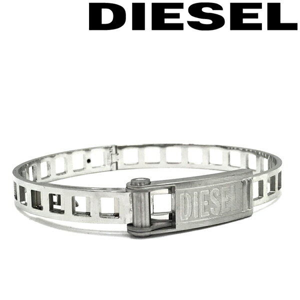 ディーゼル ブレスレット メンズ DIESEL ブレスレット ディーゼル メンズ&レディース マットシルバー×シルバー ロゴ DX1356040 ブランド