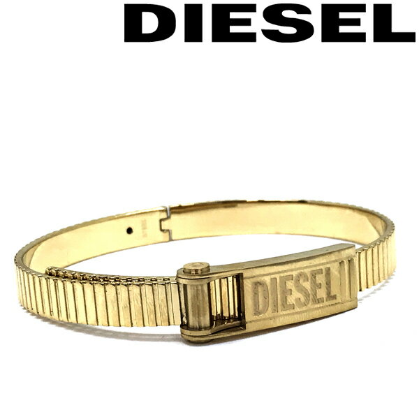 ディーゼル ブレスレット メンズ DIESEL ブレスレット ディーゼル メンズ&レディース ゴールド ロゴ DX1357710 ブランド