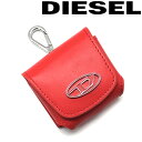 ディーゼル キーホルダー（レディース） DIESEL イヤホンケースディーゼル メンズ&レディース AirPodsケース エアポッズケース HARKY ロゴ レッド X08992-PR818-T4031 ブランド