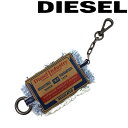 DIESEL キーホルダー ディーゼル メンズ&レディース キーリング FARYO ブルーデニム X09002-P4654-H1940 ブランド キーケース