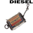 DIESEL キーホルダー ディーゼル メンズ&レディース キーリング FARYO ブラックデニム X09002-P4654-T8013 ブランド キーケース