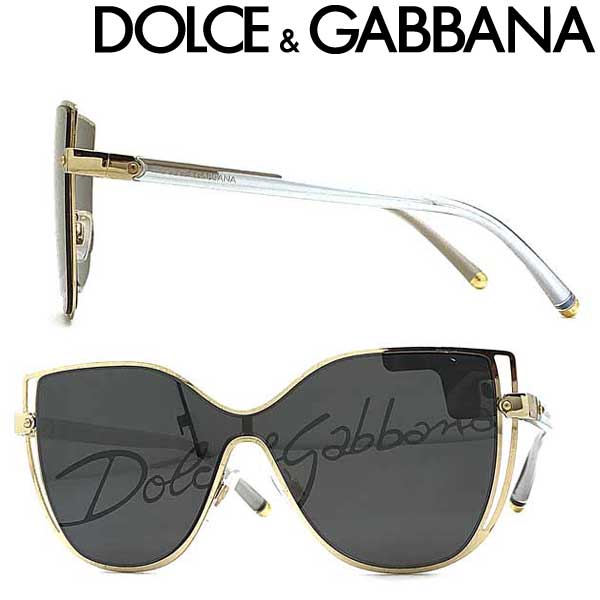 ドルチェ&ガッバーナ サングラス メンズ DOLCE&GABBANA サングラス ドルチェ＆ガッバーナ メンズ&レディース ブラック ロゴプリント 0DG-2236-02-P ブランド