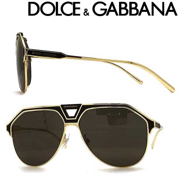 DOLCE GABBANA サングラス ドルチェ ガッバーナ メンズ レディース UVカット ブラック ティアドロップ 0DG-2257-1334-87 ブランド