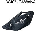 DOLCE GABBANA ベルトバッグ ドルチェ＆ガッバーナ メンズ レディース ナイロン ボディバッグ ウェストポーチ ウェストバッグ ブラック BM2194-AG182-8B956 ブランド