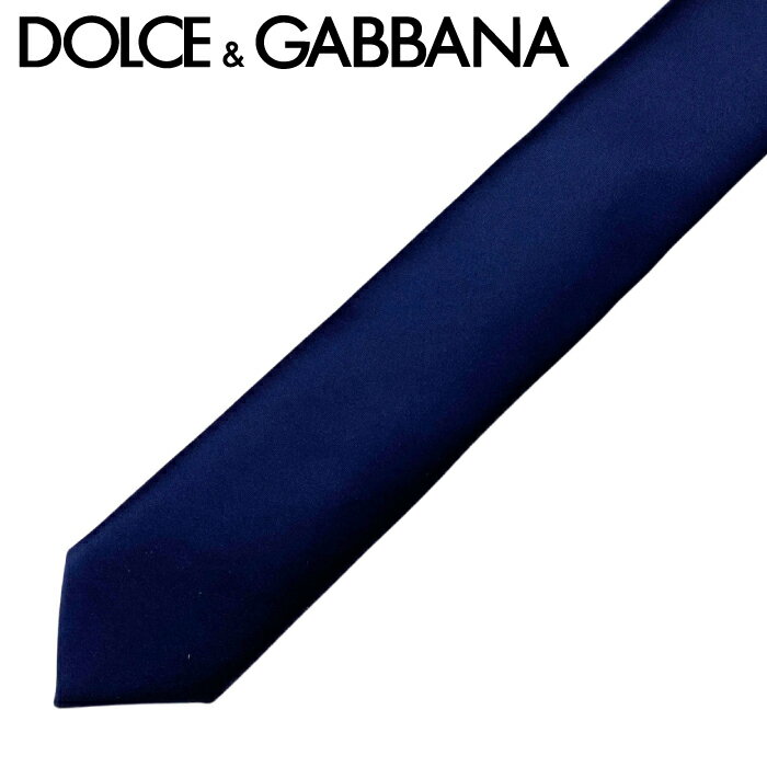 ドルガバ ネクタイ DOLCE&GABBANA ネクタイ ドルチェ＆ガッバーナ メンズ ポリエステル イタリア ネイビー【剣先幅：6cm】 gt149e-fum06-b0310 ブランド