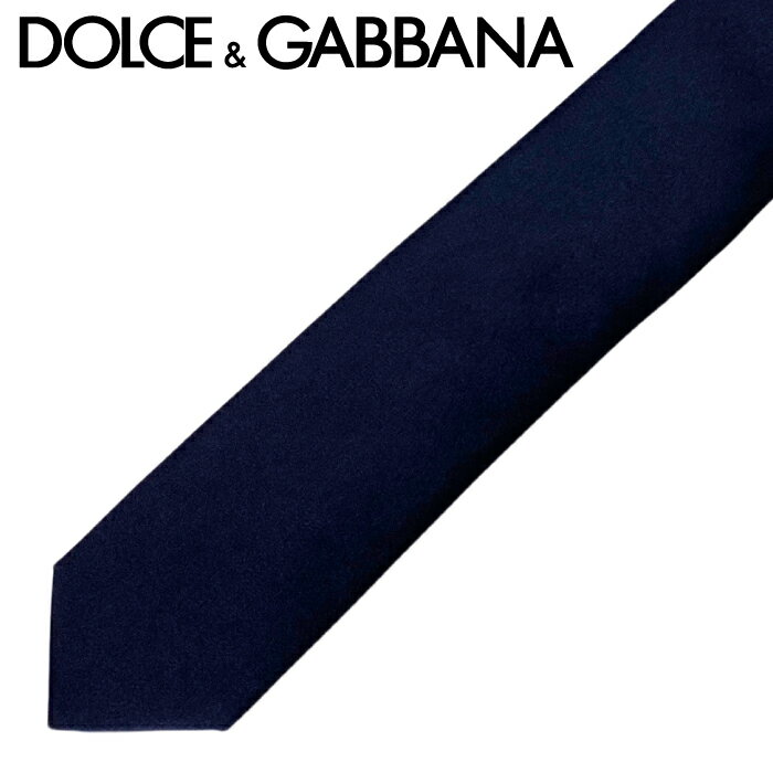 DOLCE&GABBANA ネクタイ ドルチェ＆ガッバーナ メンズ シルク イタリア ネイビー【剣先幅：6cm】 gt149e-g3ubg-b0065 ブランド