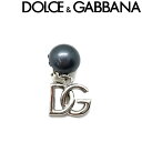 ドルチェ&ガッバーナ DOLCE&GABBANA ピアスドルチェ＆ガッバーナ レディース DGロゴ 片耳用 シルバー×グレーパール WEO7L2-W1111-87655 ブランド