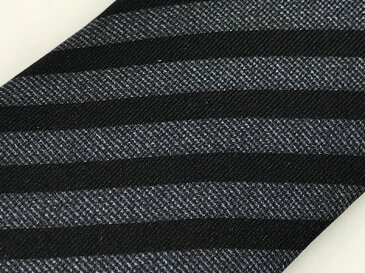 EMPORIO ARMANI エンポリオアルマーニ シルク ネクタイ グレー×ブラック 340049-7A504-00020 ブランド ビジネス/メンズ/男性用