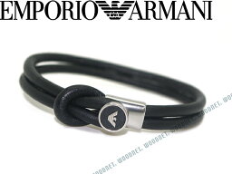 エンポリオアルマーニ ブレスレット（メンズ） EMPORIO ARMANI ブレスレット エンポリオアルマーニ 【人気モデル】ブラック アクセサリーEGS2212040 ブランド/メンズ&レディース/男性用&女性用 お洒落 高級