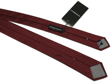 EMPORIO ARMANI ネクタイ エンポリオアルマーニ メンズ シルク イーグルロゴ柄 ルビーメイプル 340049-613-05675 ブランド