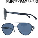 EMPORIO ARMANI サングラス エンポリオ アルマーニ メンズ&レディース ブルー EMP-EA-2105S-3018-80 ブランド