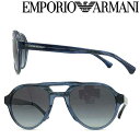 EMPORIO ARMANI サングラス UVカット エンポリオアルマーニ メンズ レディース グラデーションブラック EMP-EA-4128-S-5748-8G ブランド